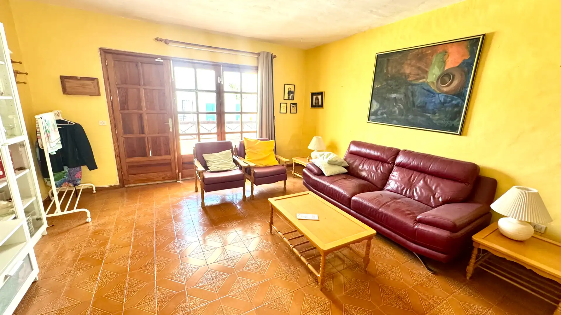 Sala de estar de Casa adosada en venta en Tías con Jardín privado, Terraza y Balcón