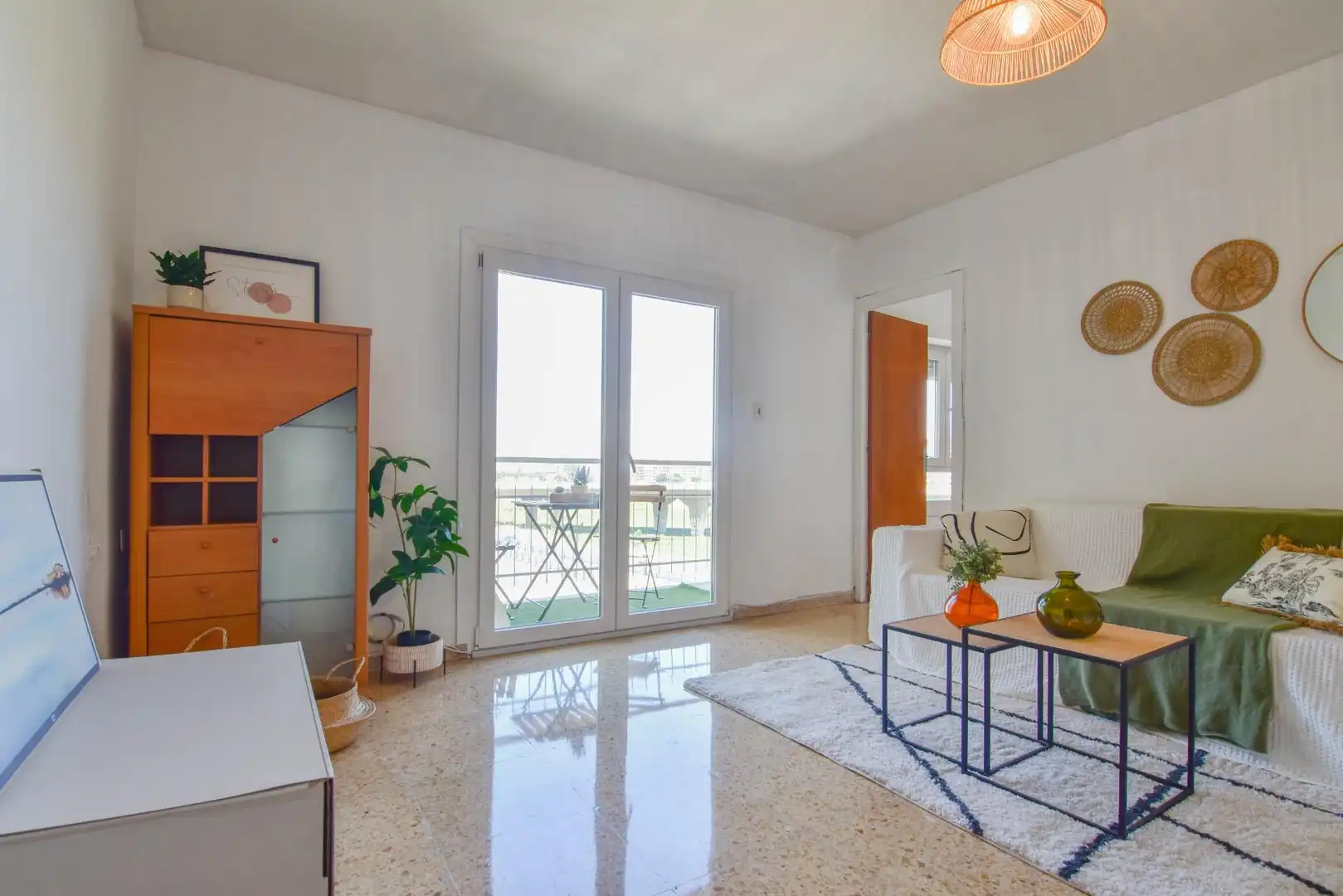 Living room of Flat for sale in Xirivella  with Balcony