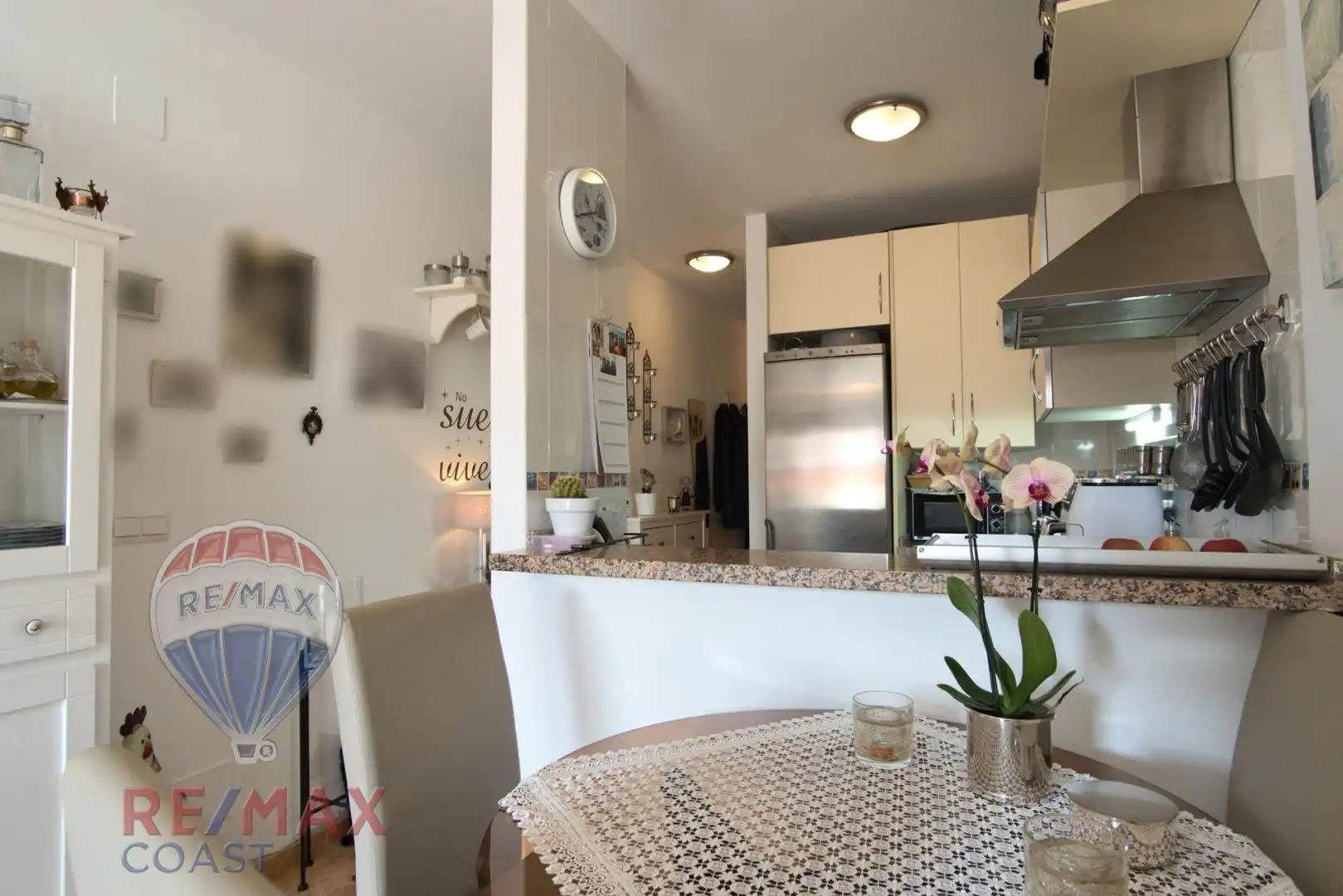 Cocina de Dúplex en venta en Algarrobo con Aire acondicionado, Terraza y Amueblado
