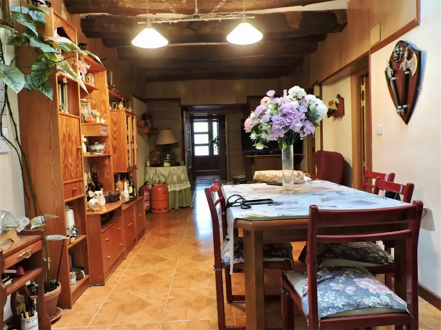 Dining room of Detached homes for sale in Alcañices  with Private garden, Parquet flooring and Storage room