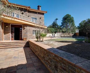 Garten von Country house zum verkauf in Òdena mit Klimaanlage, Terrasse und Schwimmbad