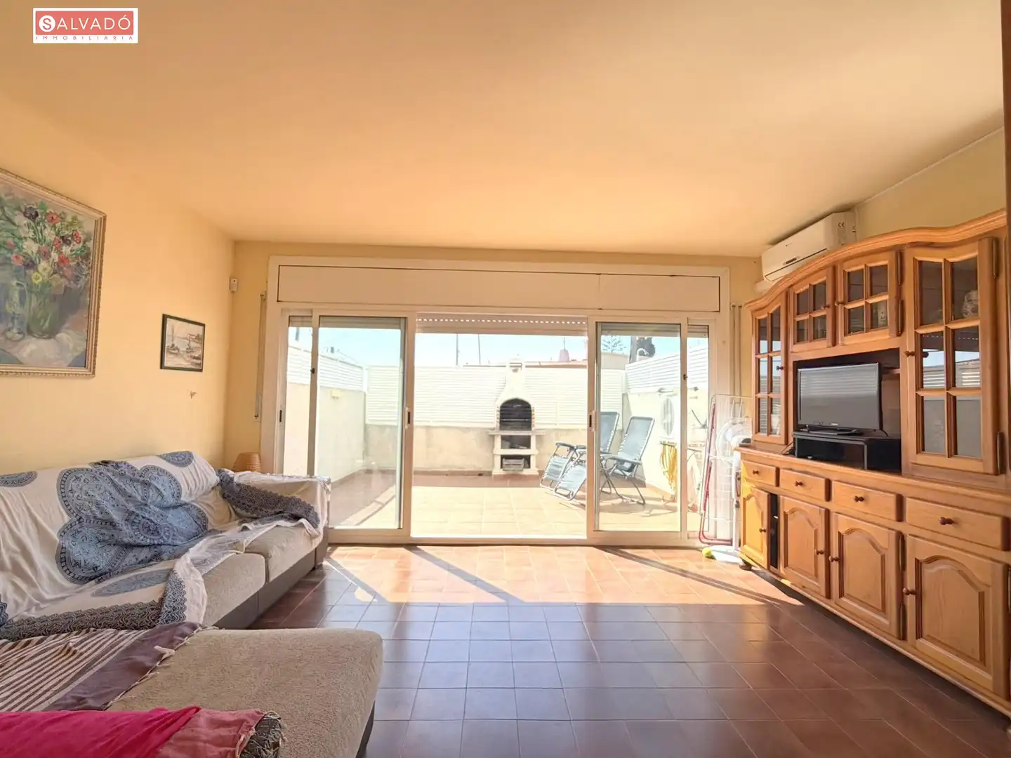 Living room of Single-family semi-detached for sale in Calafell  with Heating and Terrace