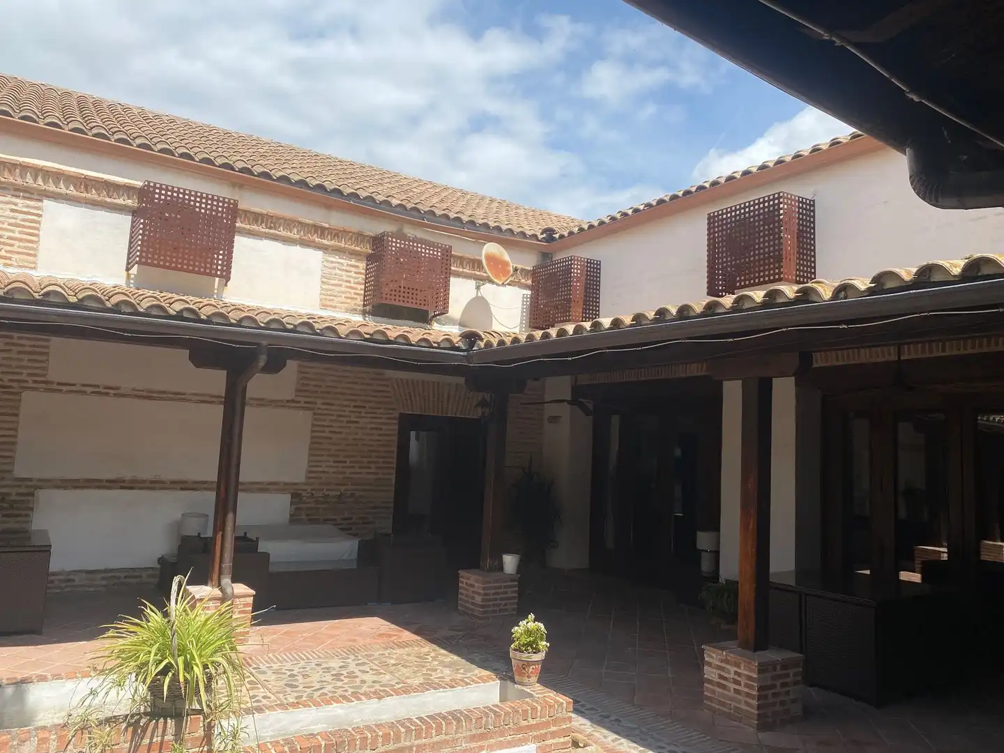 Terraza de Finca rústica en venta en Malpica de Tajo con Aire acondicionado y Trastero