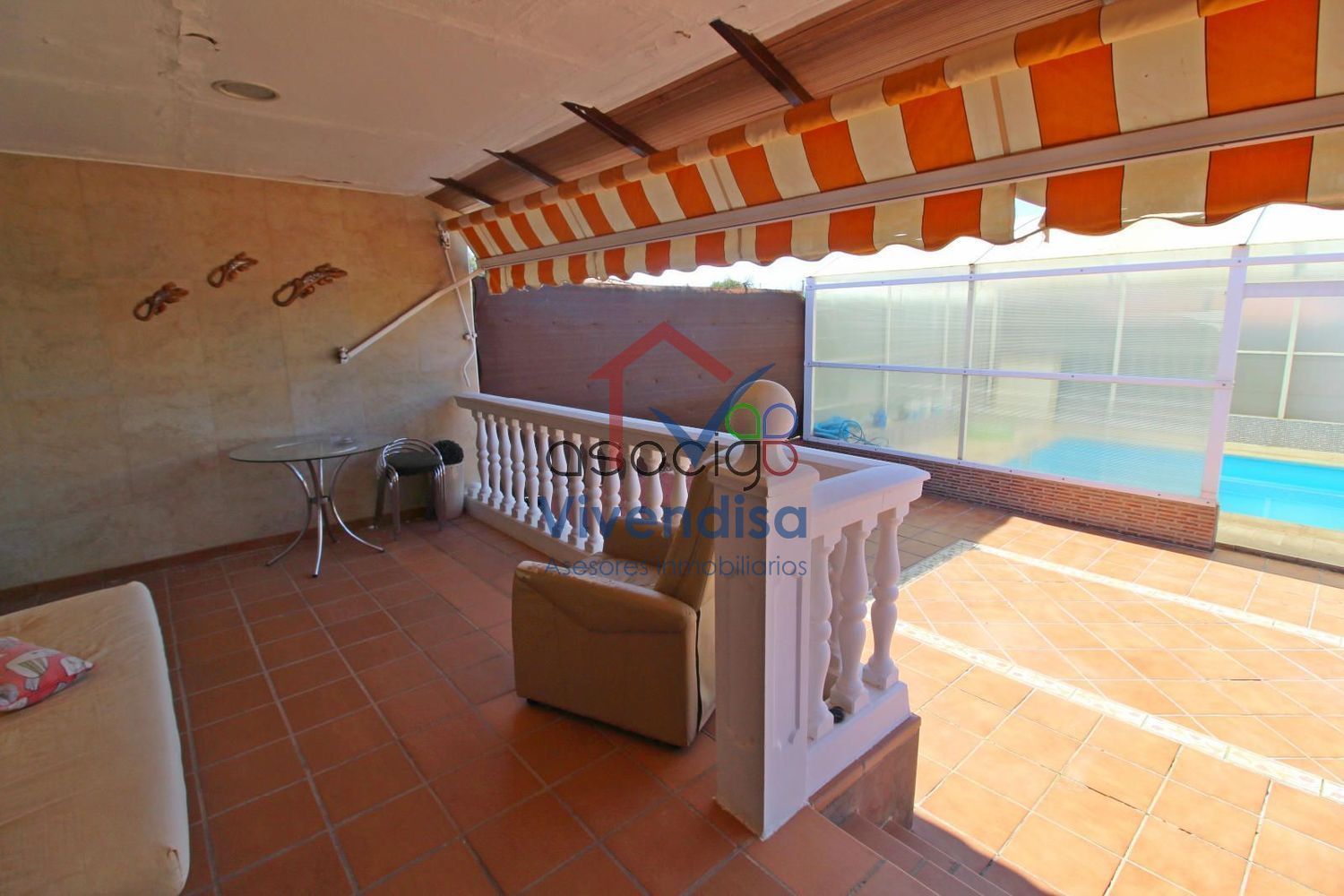 Terrace of Single-family semi-detached for sale in Chiloeches  with Air Conditioner, Heating and Terrace