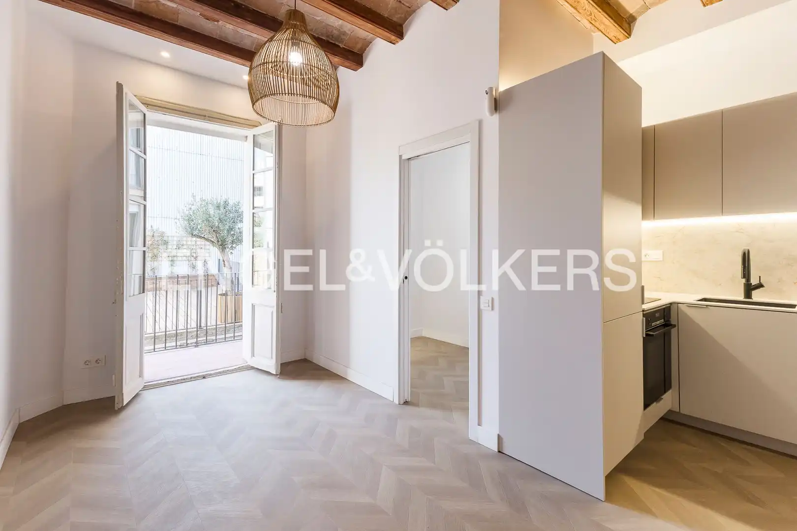 Vista exterior de Apartamento en venta en Barcelona con Aire acondicionado, Calefacción y Terraza