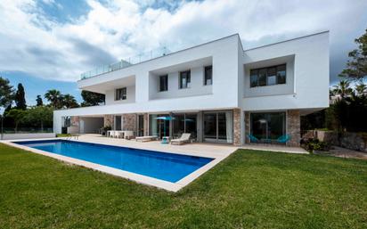 Jardí de Casa o xalet en venda en Calvià amb Aire condicionat, Piscina i Moblat