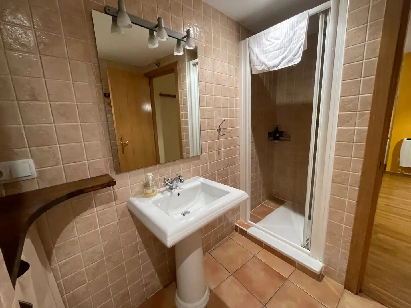 Badezimmer von Wohnungen zum Verkauf in Vall de Cardós mit Heizung, Parkett und Möbliert