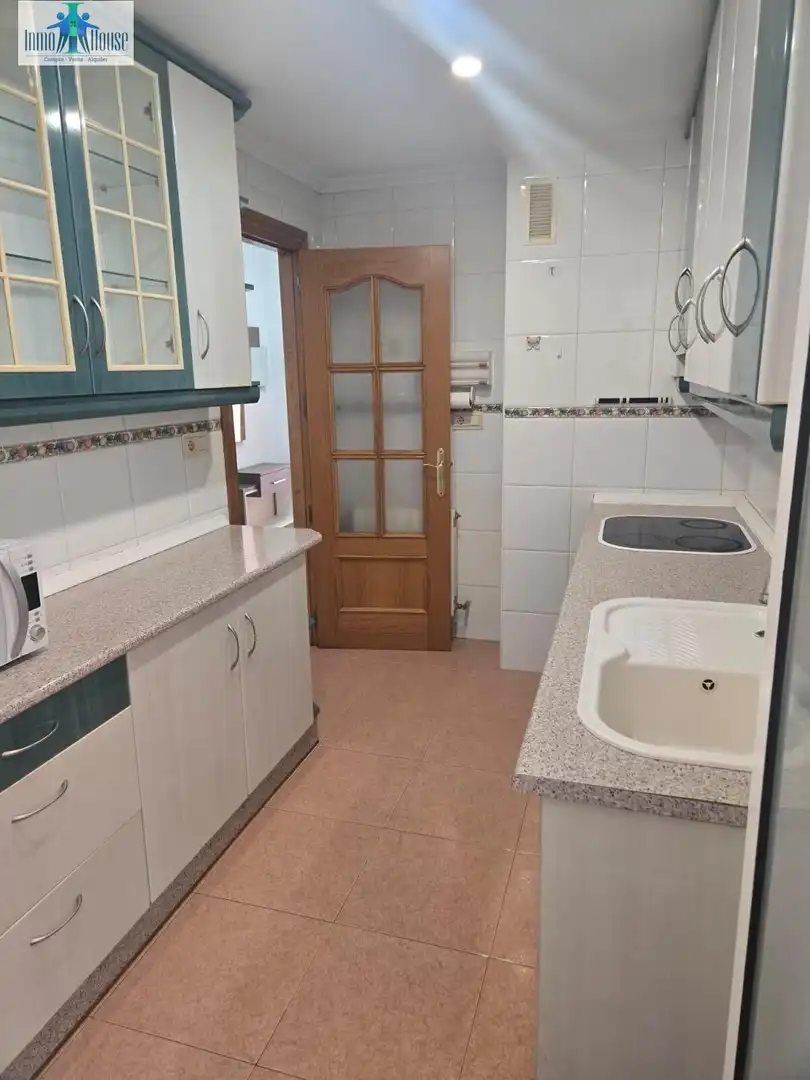 Kitchen of Flat for sale in Albacete  with Heating, Terrace and Storage room