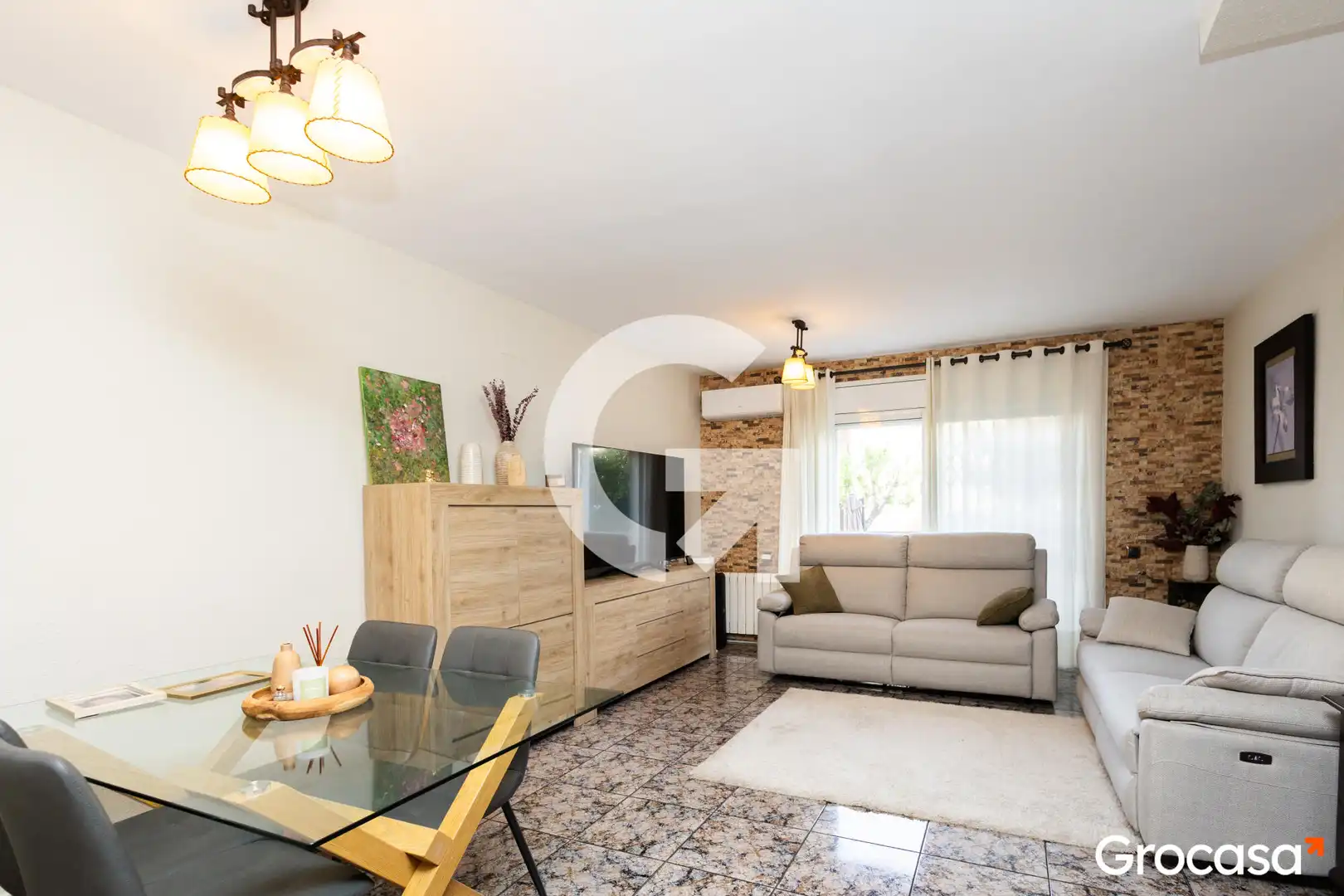 Living room of Detached homes for sale in Sant Vicenç Dels Horts  with Air Conditioner, Heating and Private garden