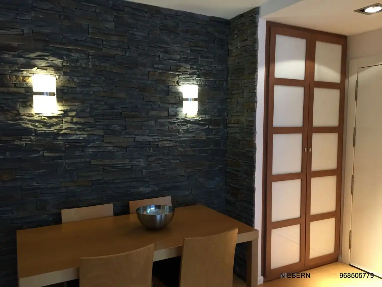 Comedor de Piso de alquiler en Cartagena con Aire acondicionado, Parquet y Amueblado
