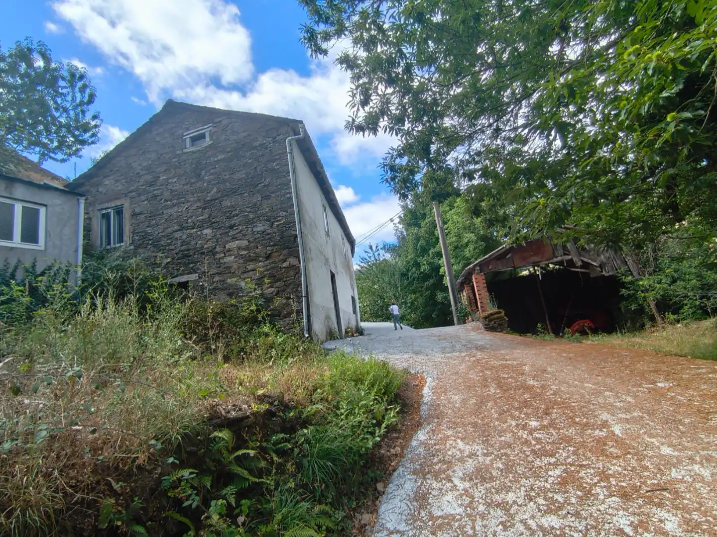 Vista exterior de Casa o xalet en venda en As Nogais  amb Terrassa