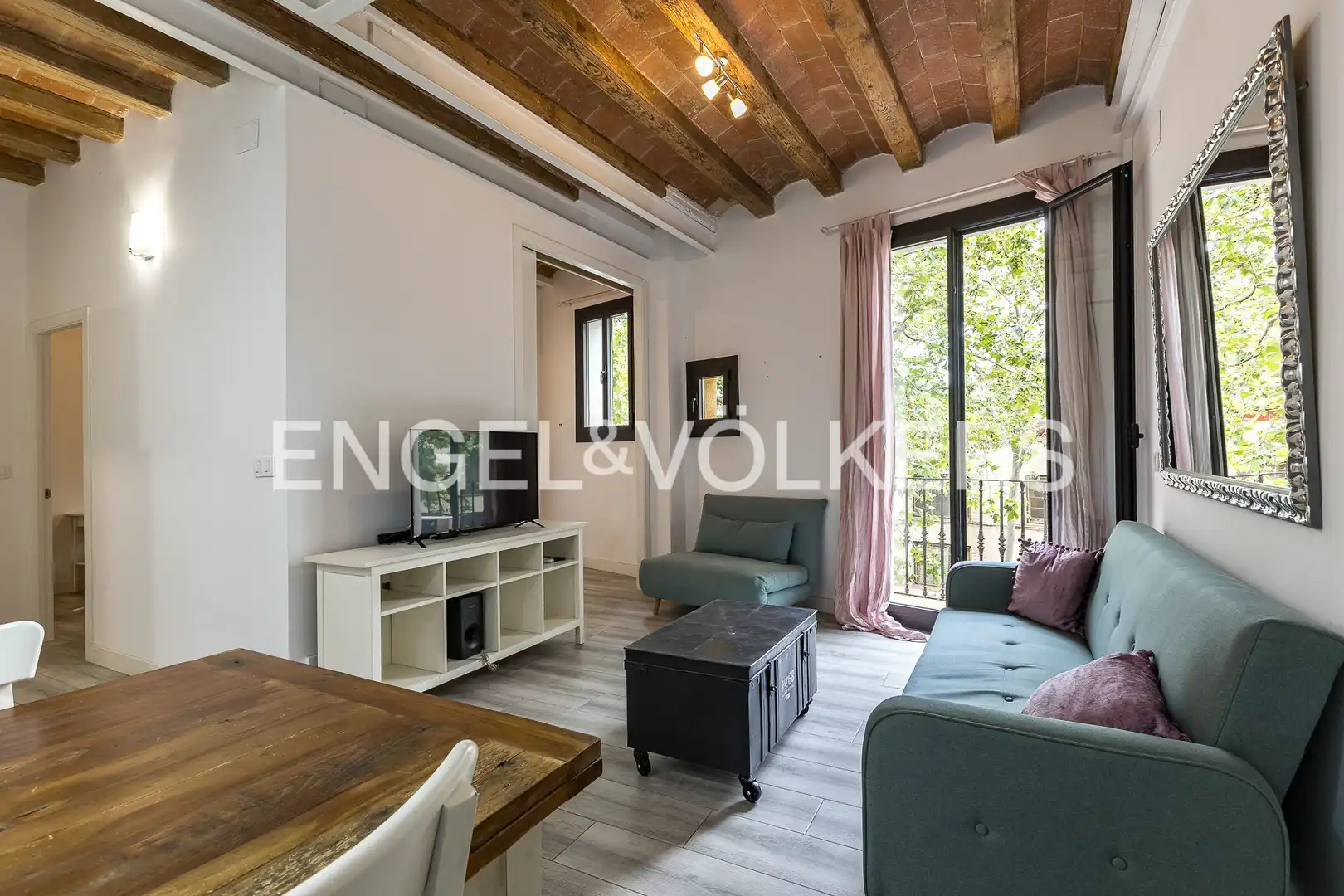 Sala de estar de Piso en venta en Barcelona con Aire acondicionado y Calefacción