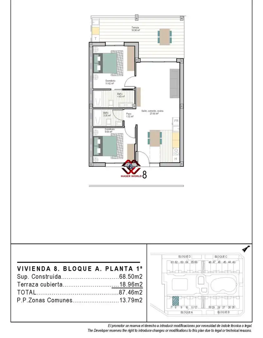 Apartments for sale in Torre-Pacheco  with Terrace, Storage room and Community pool
