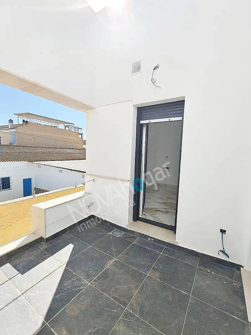 Terraza de Casa adosada en venta en Málaga