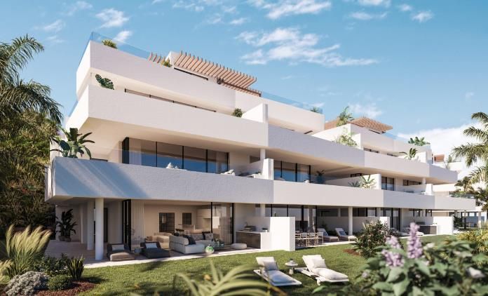 Vista exterior de Apartament de lloguer en Estepona amb Aire condicionat, Parquet i Forn