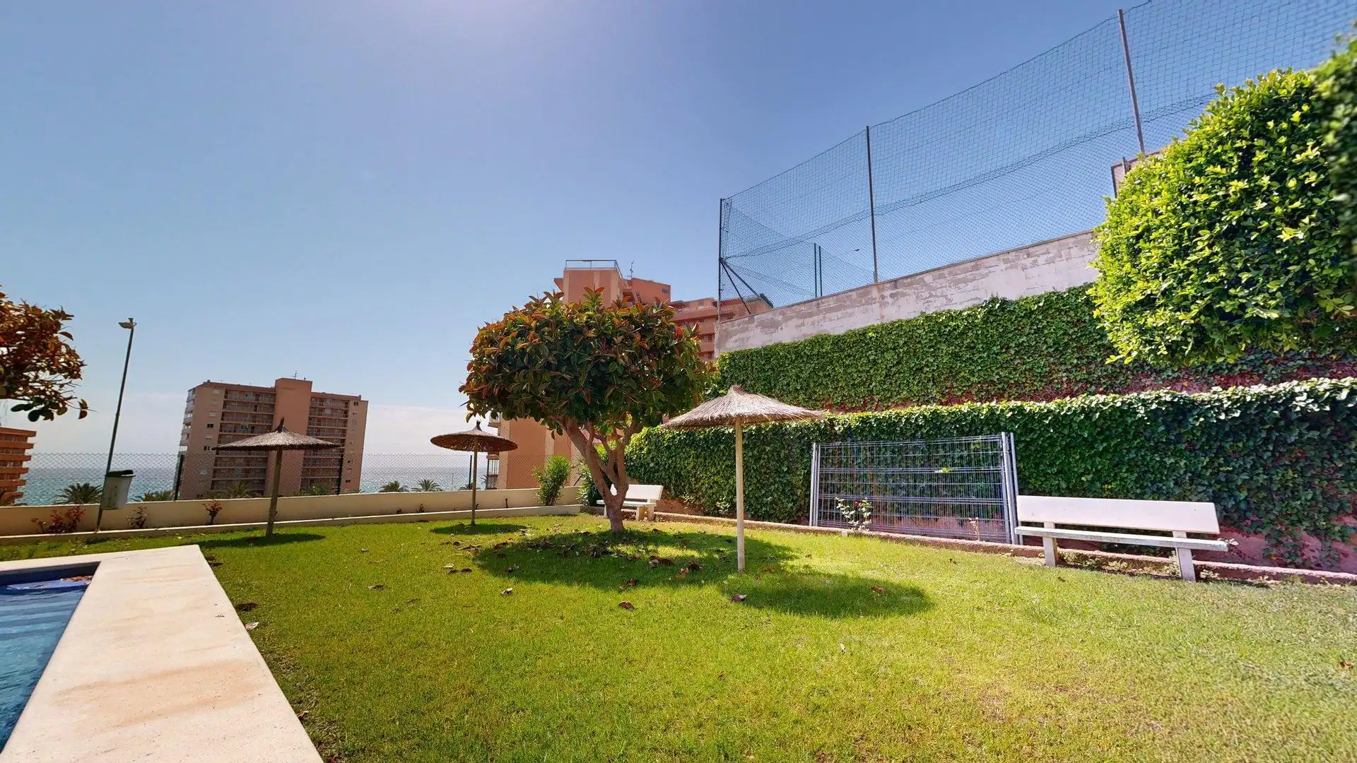 Terrassa de Apartament de lloguer en Elche / Elx amb Aire condicionat, Calefacció i Jardí privat