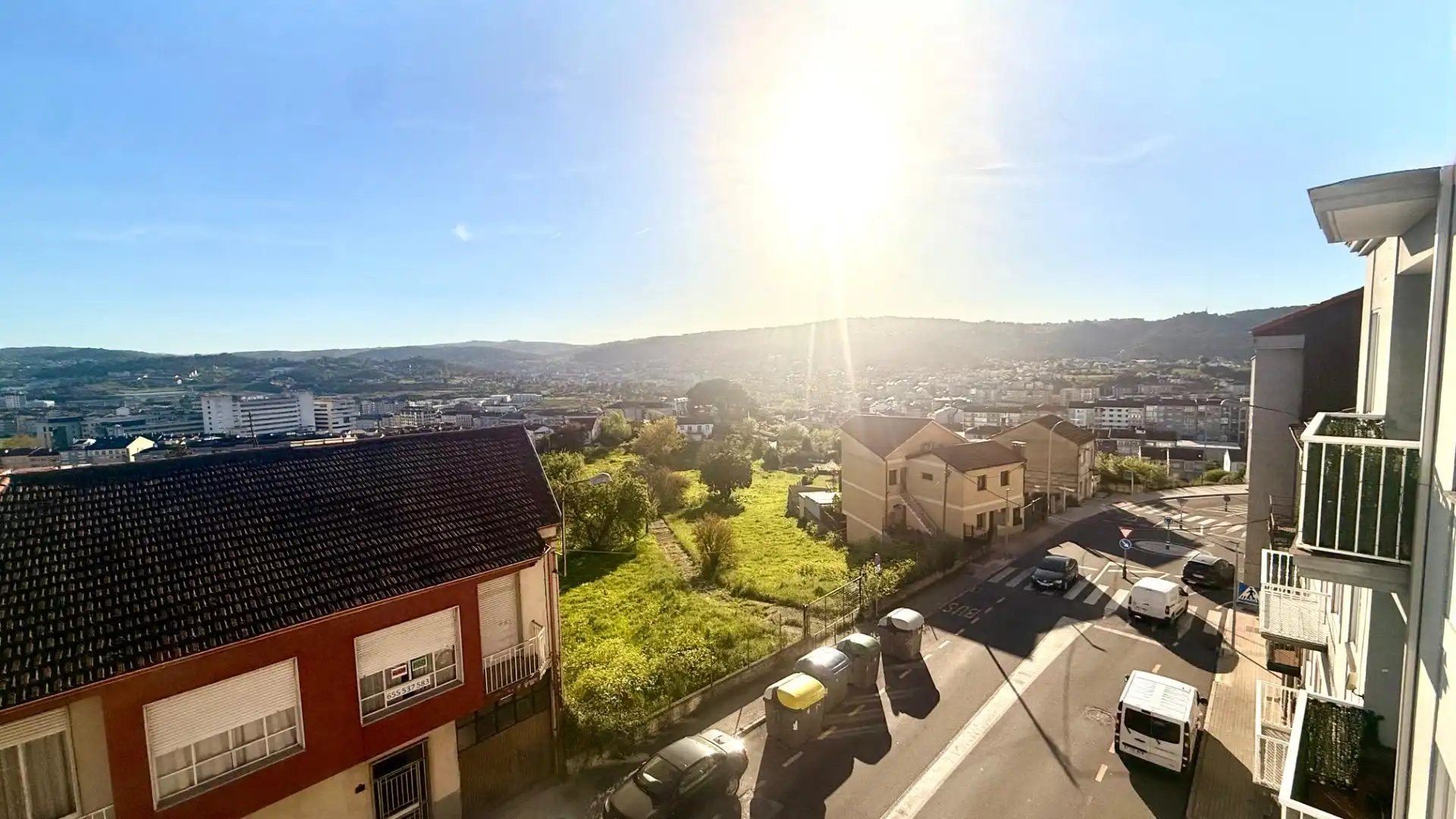 Exterior view of Flat for sale in Ourense Capital   with Heating, Storage room and Furnished