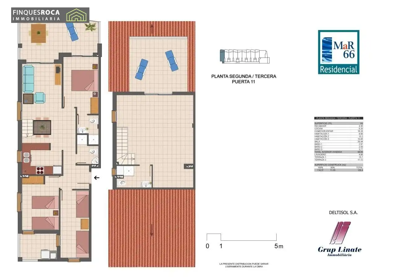 Attic for sale in Alcanar  with Air Conditioner, Terrace and Community pool