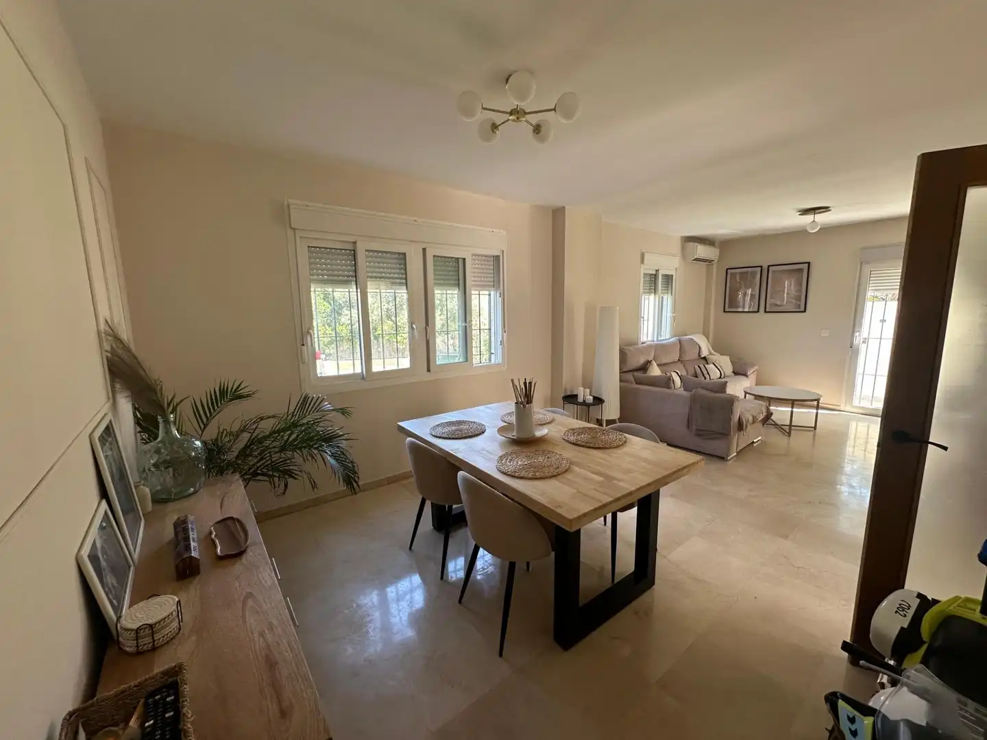 Dining room of Detached homes for sale in Jerez de la Frontera  with Balcony and Community pool