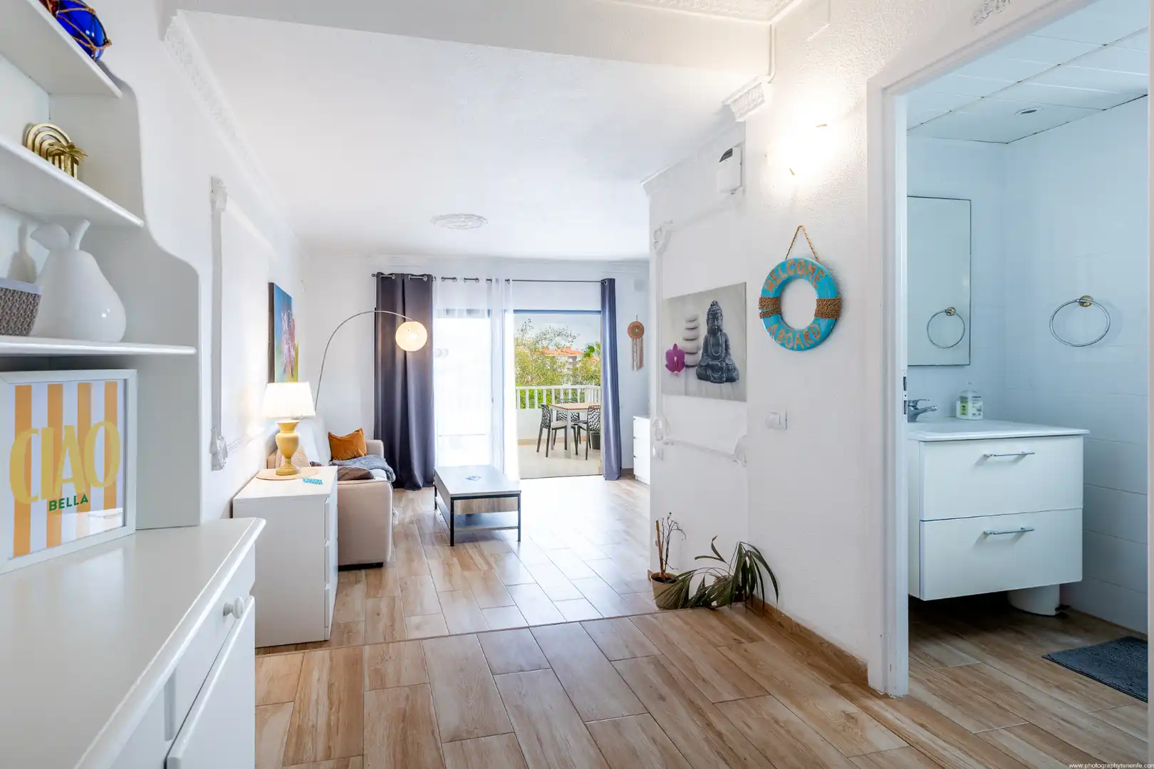 Sala de estar de Apartamento de alquiler en Arona con Aire acondicionado, Calefacción y Parquet