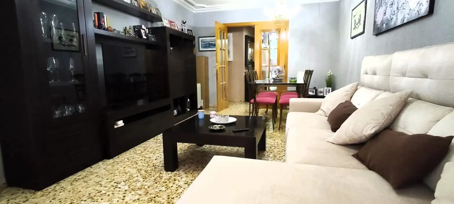 Sala d'estar de Pis en venda en Alicante / Alacant amb Aire condicionat i Terrassa
