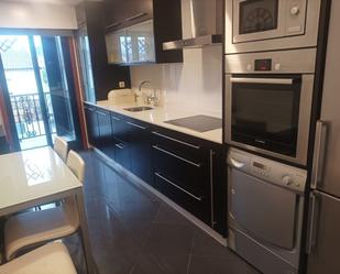 Kitchen of Flat for sale in Ourense Capital   with Storage room, Furnished and Balcony