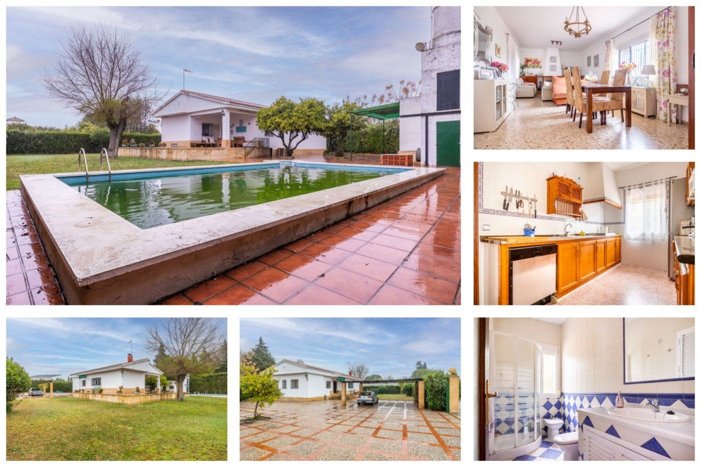 Vista exterior de Casa o xalet en venda en Espartinas amb Aire condicionat, Jardí privat i Terrassa