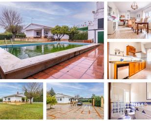 Vista exterior de Casa o xalet en venda en Espartinas amb Aire condicionat, Jardí privat i Terrassa