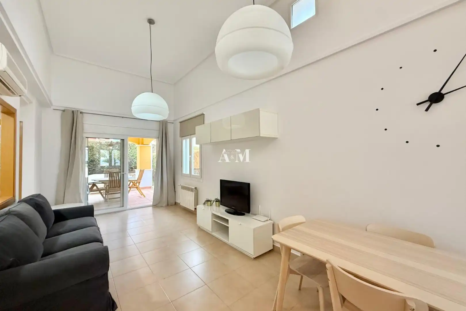 Sala d'estar de Casa o xalet de lloguer en Torre-Pacheco amb Calefacció, Jardí privat i Terrassa