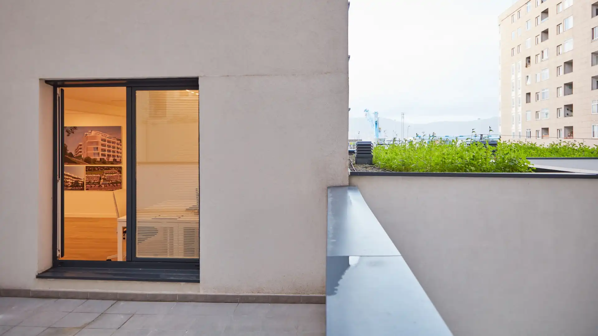 Terrasse von Büro zum Verkauf in Vigo  mit Klimaanlage, Heizung und Möbliert