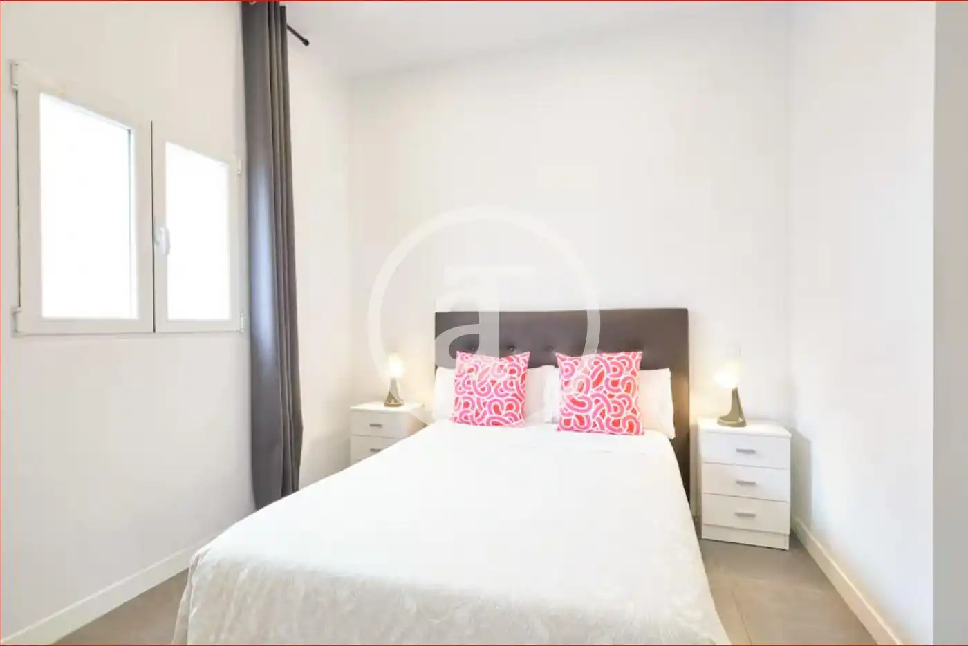 Schlafzimmer von Wohnung zur Miete in Madrid mit Klimaanlage, Heizung und Möbliert