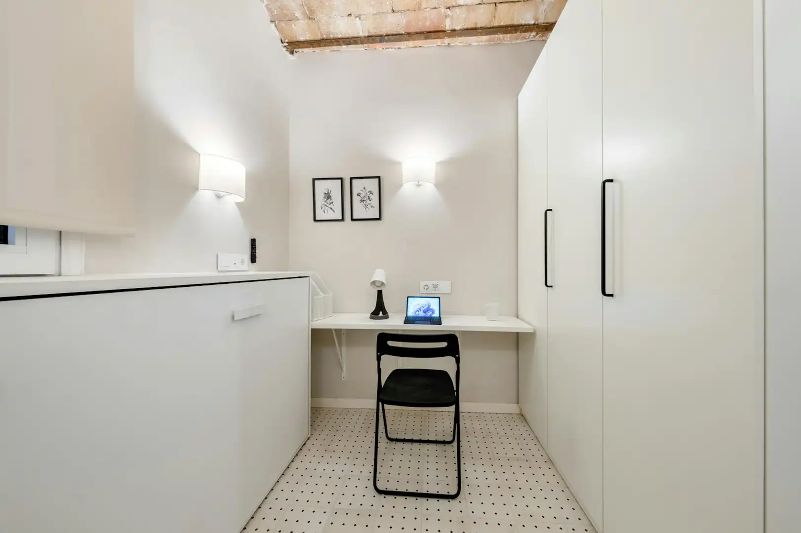 Schlafzimmer von Wohnung zur Miete in Barcelona mit Klimaanlage, Heizung und Möbliert