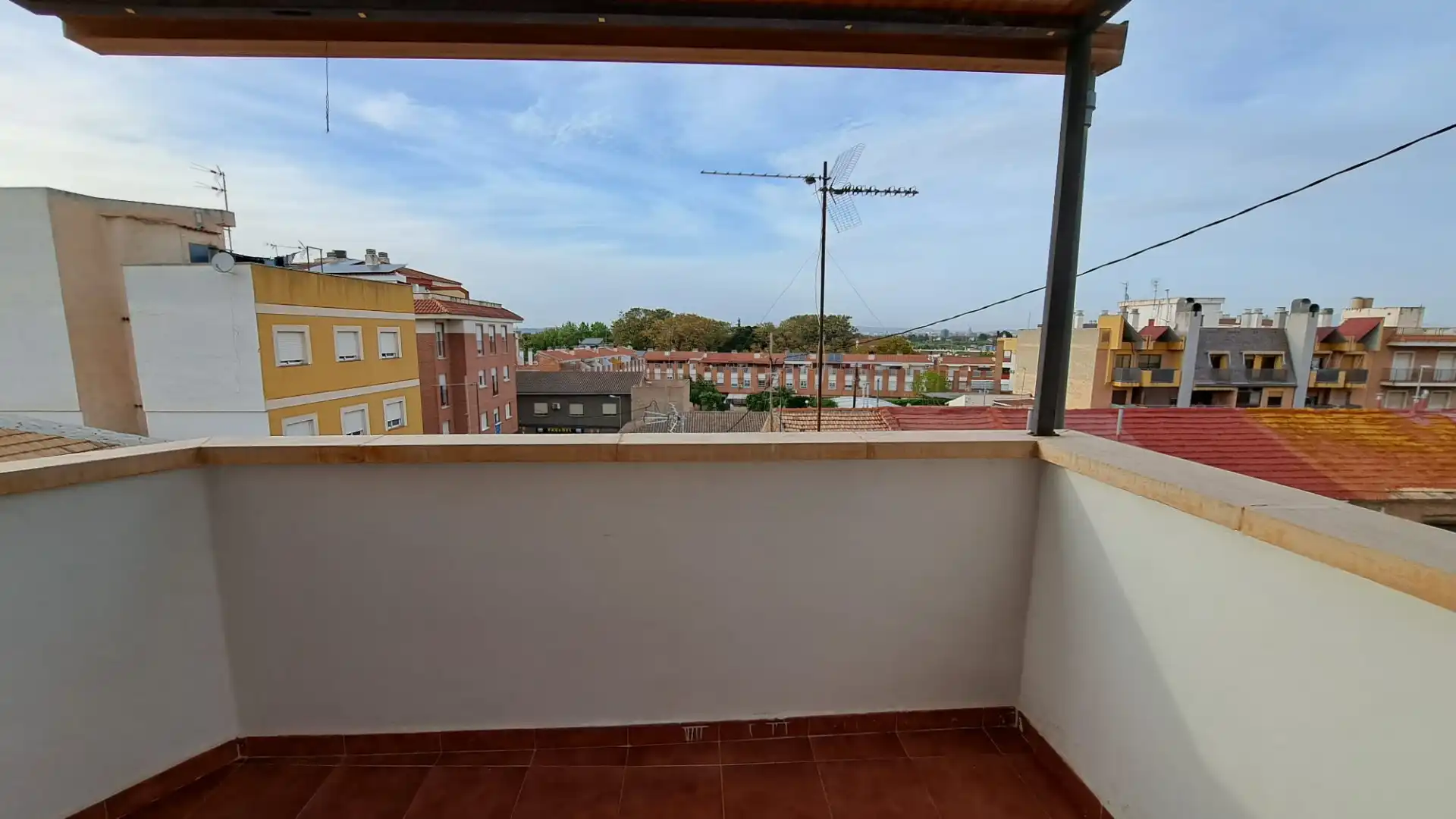 Balcony of Attic for sale in Murcia  with Air Conditioner, Heating and Parquet flooring