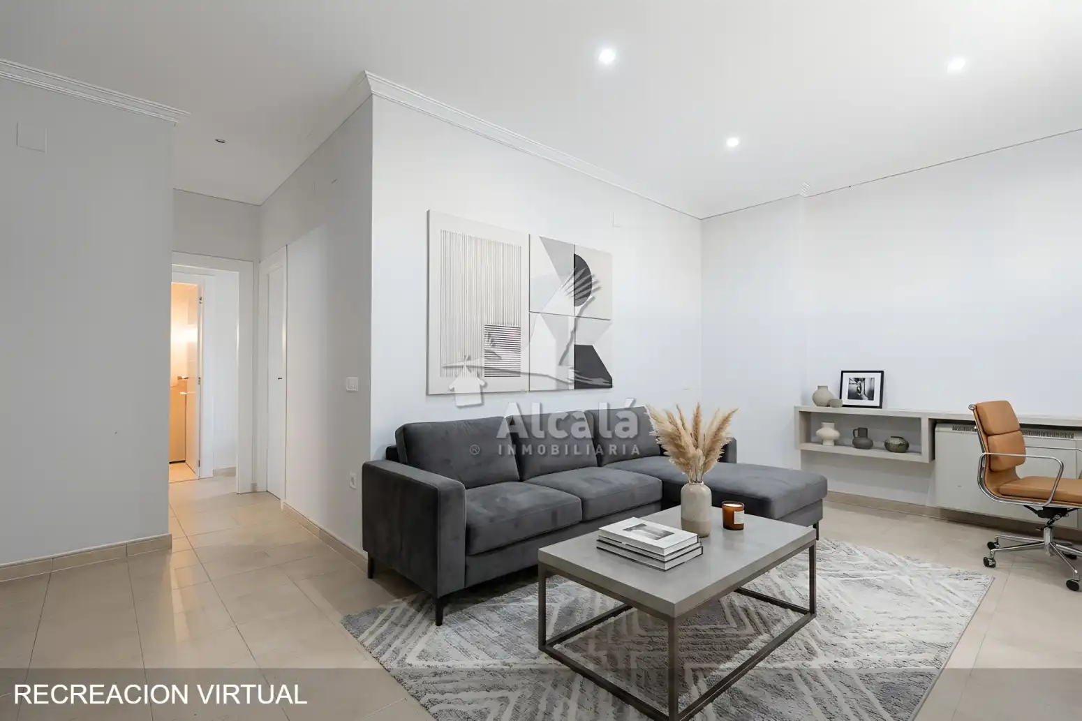 Sala de estar de Piso en venta en Madrid con Calefacción, Jardín privado y Piscina