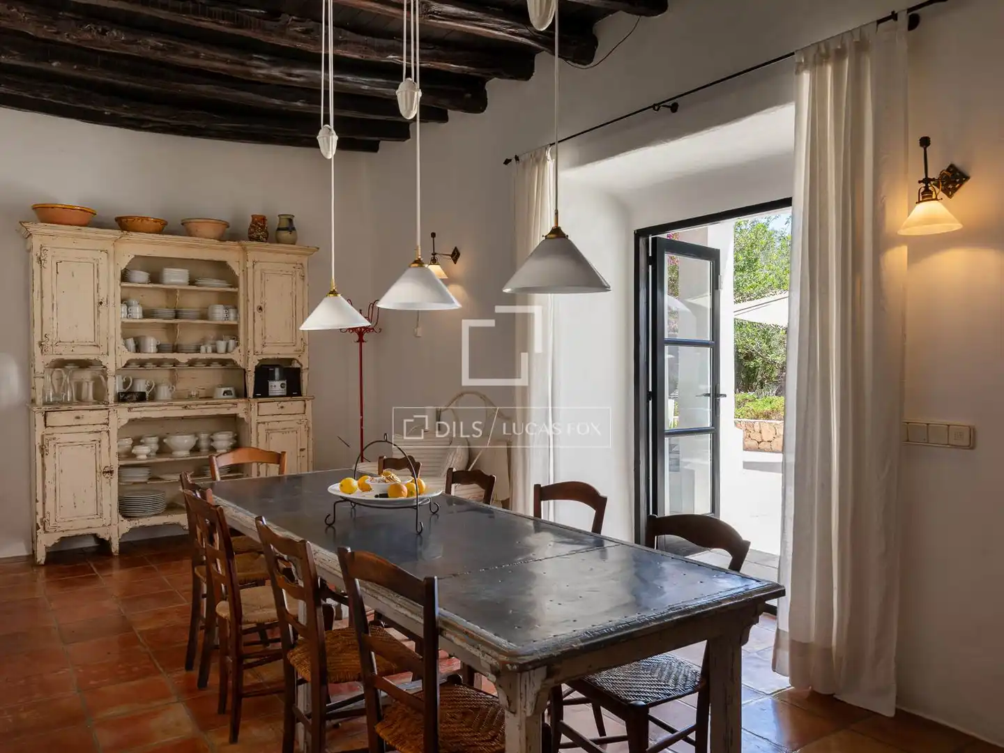 Dining room of Country homes for sale in Santa Eulària des Riu  with Furnished