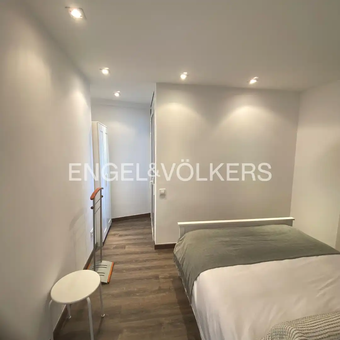 Schlafzimmer von Wohnung zur Miete in Sitges mit Klimaanlage, Heizung und Terrasse
