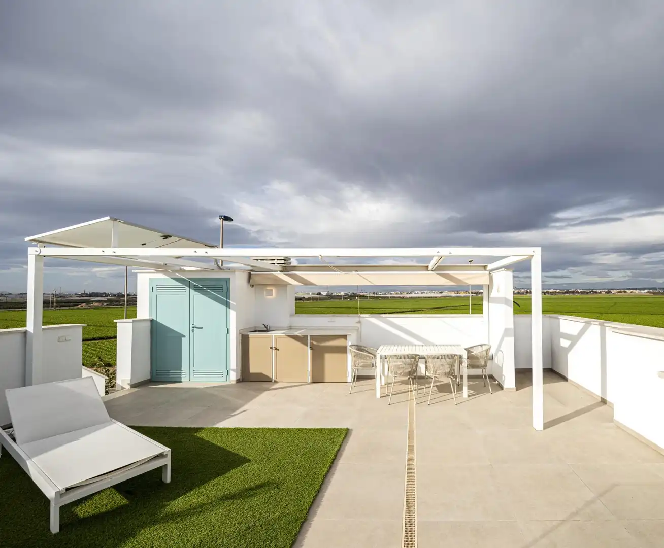 Terraza de Casa o chalet en venta en Pilar de la Horadada con Jardín privado, Terraza y Piscina comunitaria