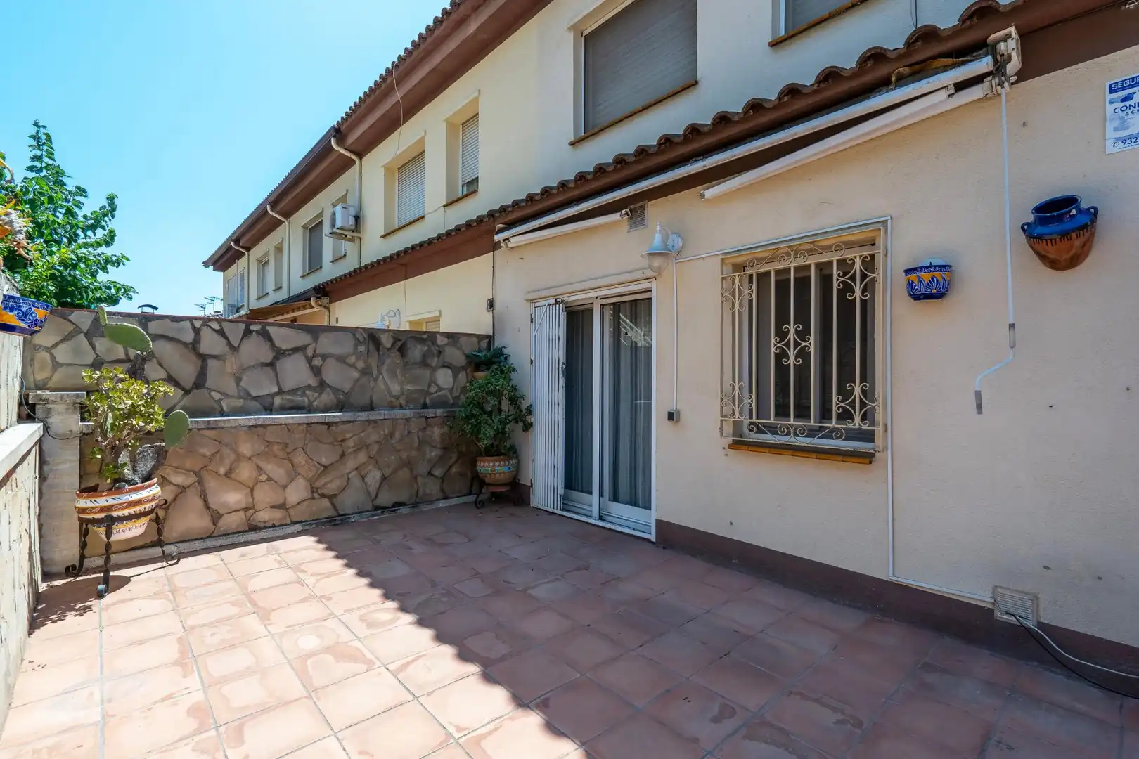 Terraza de Casa adosada en venta en La Palma de Cervelló con Calefacción, Jardín privado y Terraza