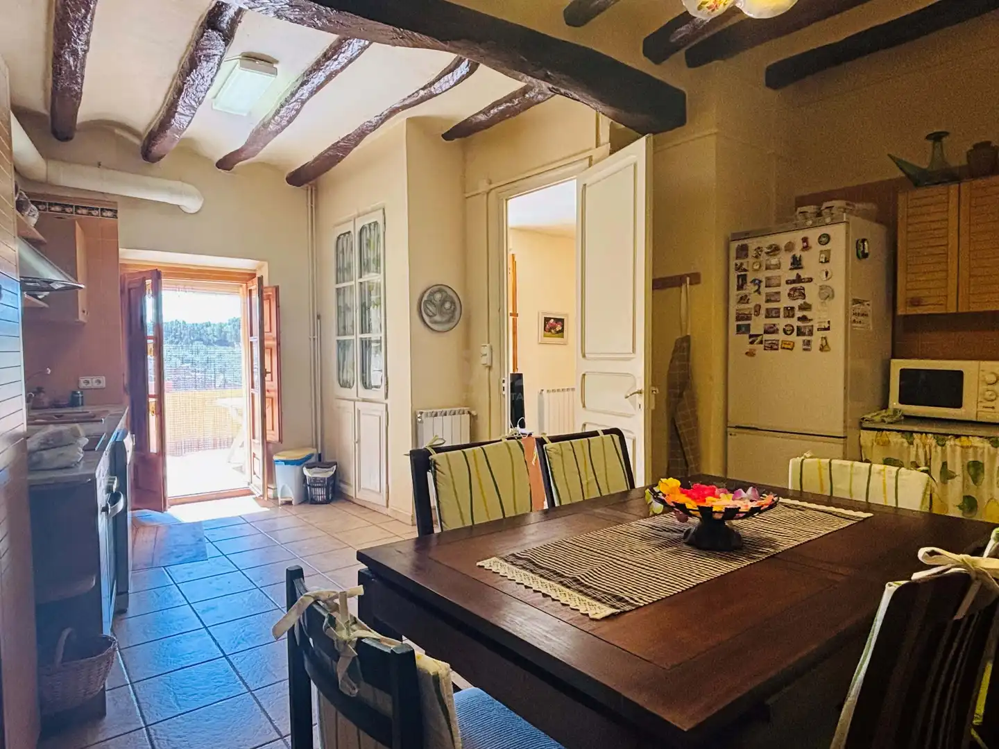Esszimmer von Einfamilien-Reihenhaus zum Verkauf in Cervià de Les Garrigues mit Heizung und Terrasse