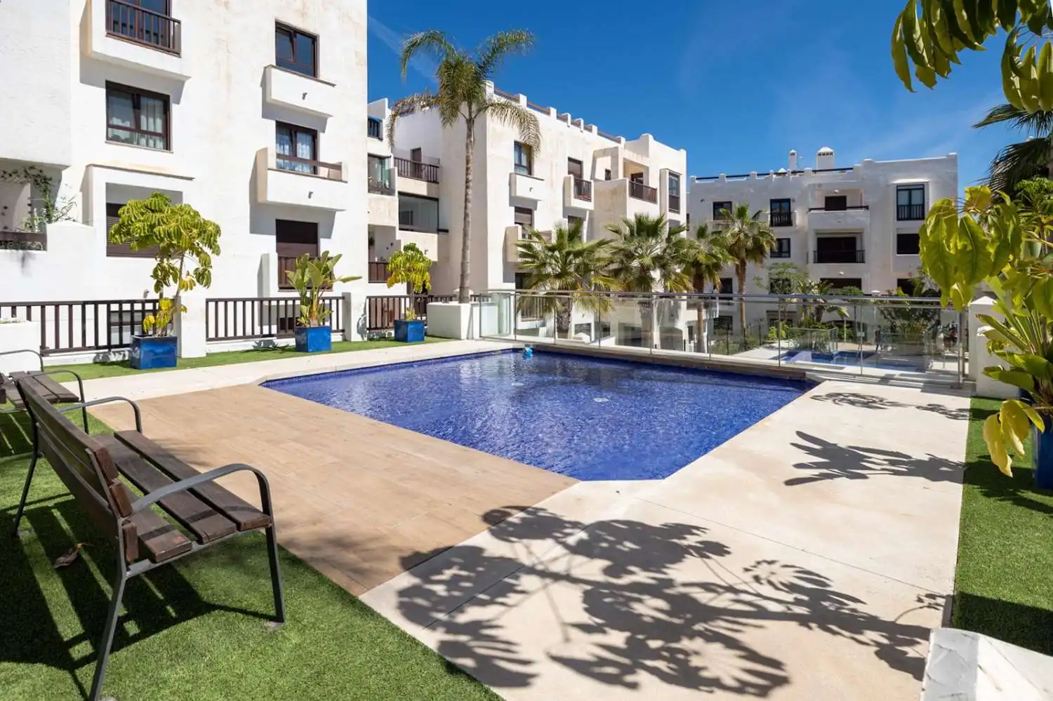 Swimming pool of Apartments for sale in Salobreña  with Air Conditioner, Heating and Terrace