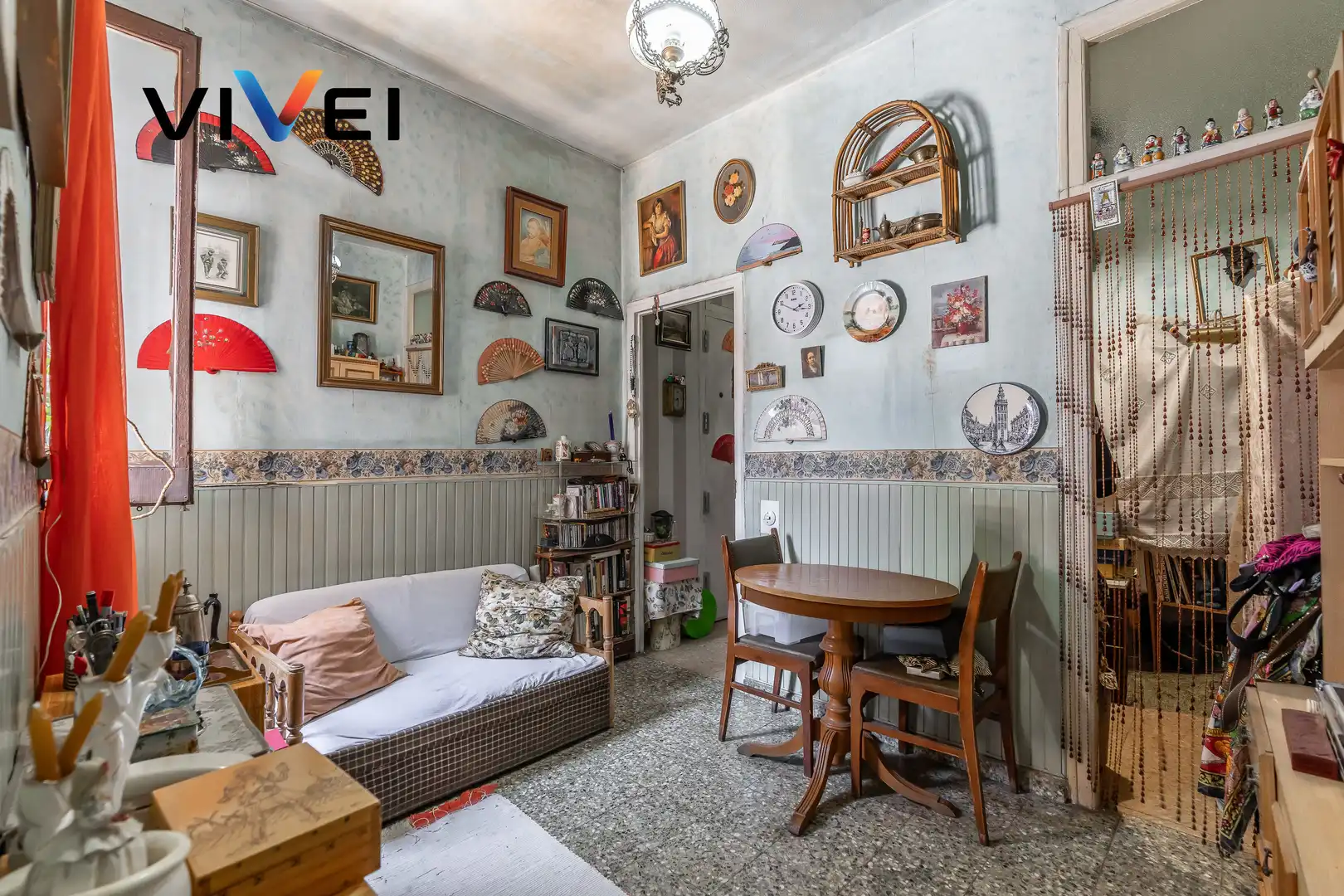 Sala de estar de Piso en venta en Madrid con Balcón