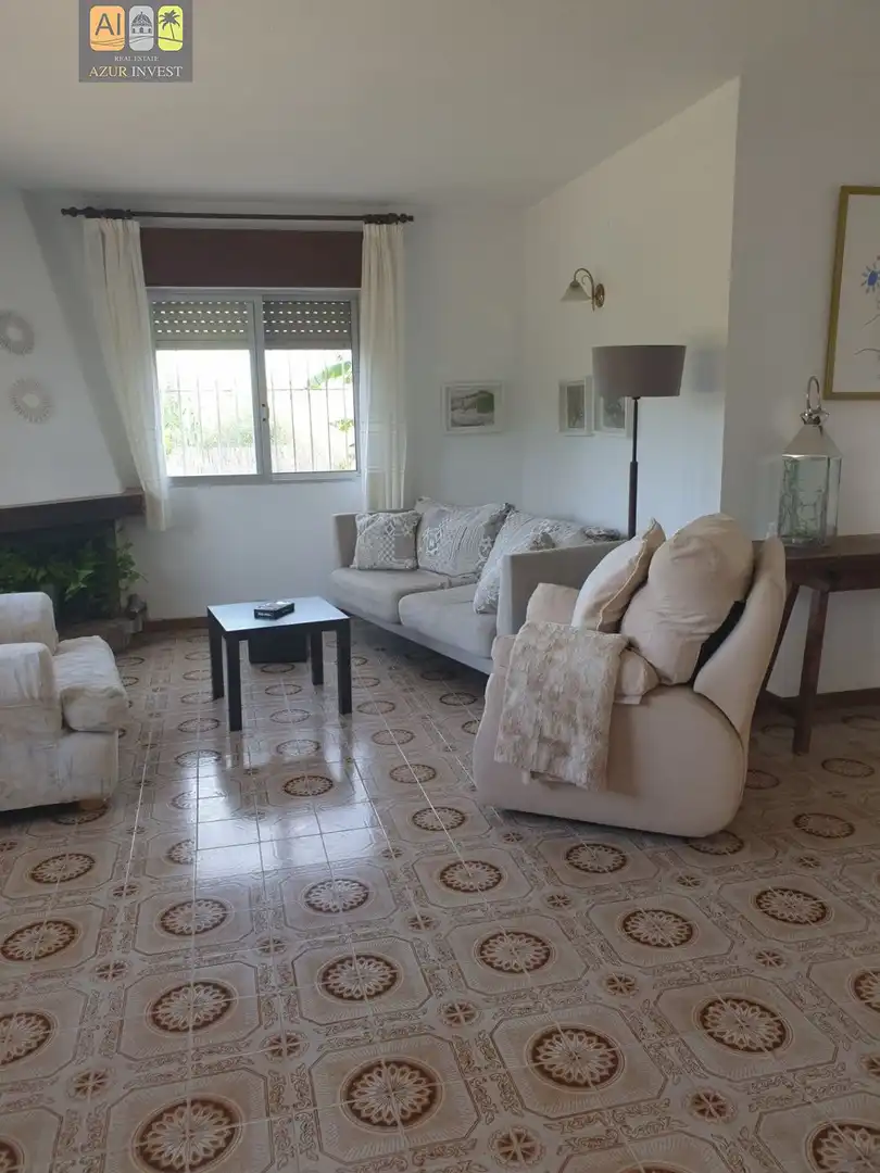 Sala de estar de Casa o chalet de alquiler en L'Alfàs del Pi con Aire acondicionado, Calefacción y Jardín privado