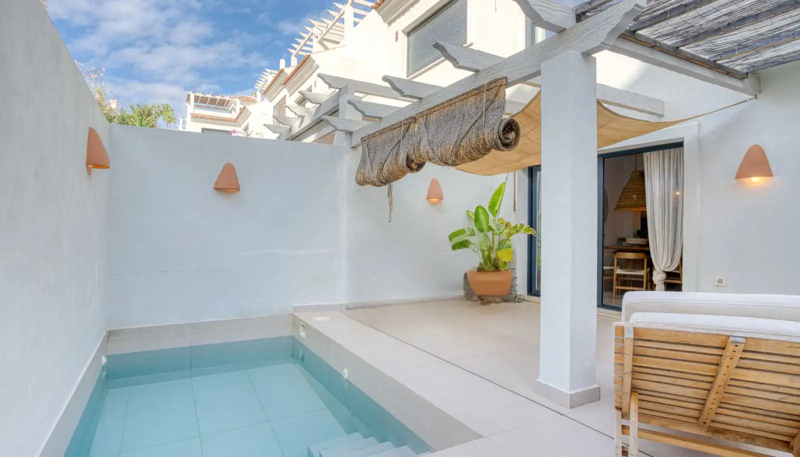Casa a schiera con piscina in vendita a Benamara - Atalaya