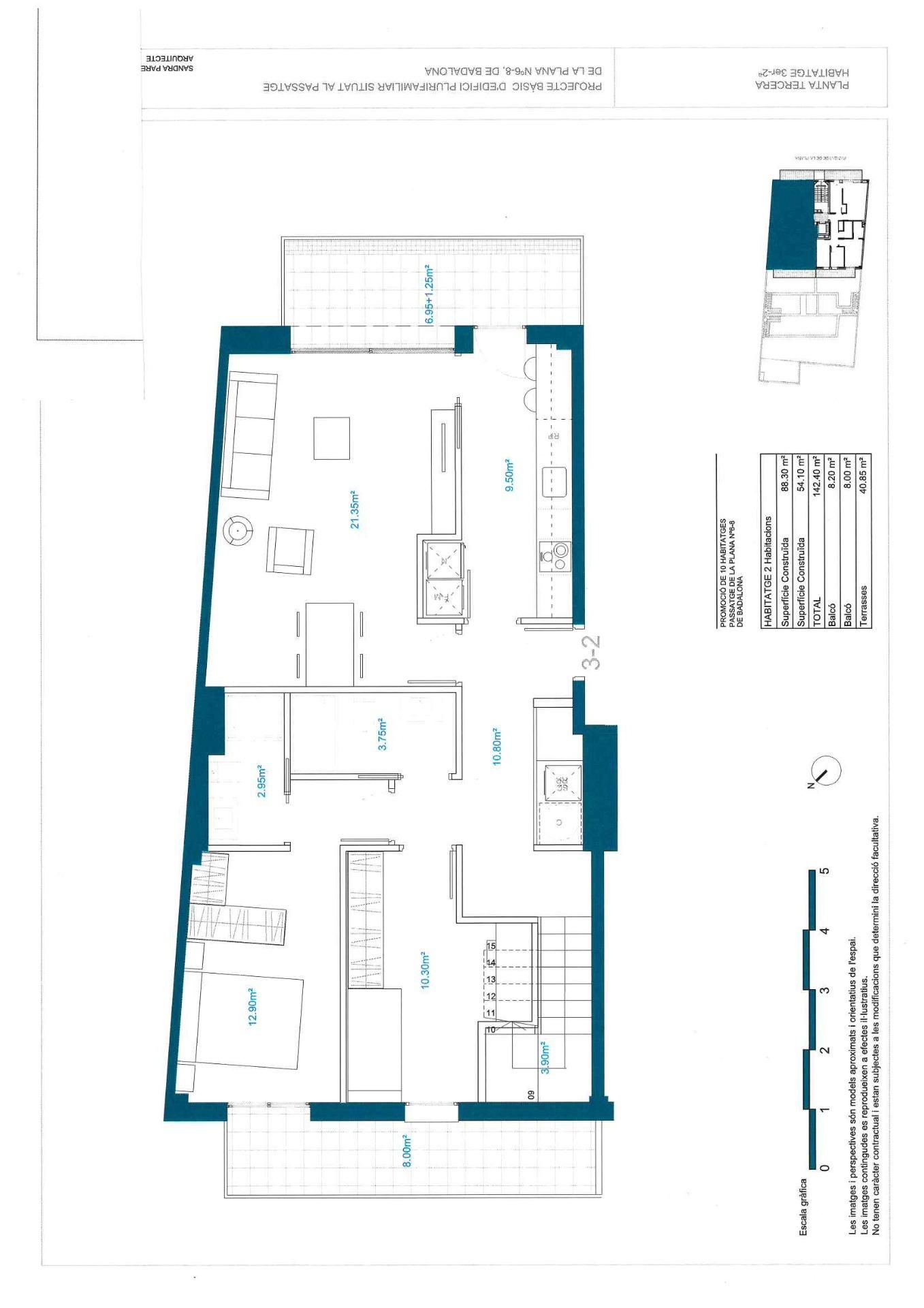 Ático en venta en Badalona con Terraza, Trastero y Balcón