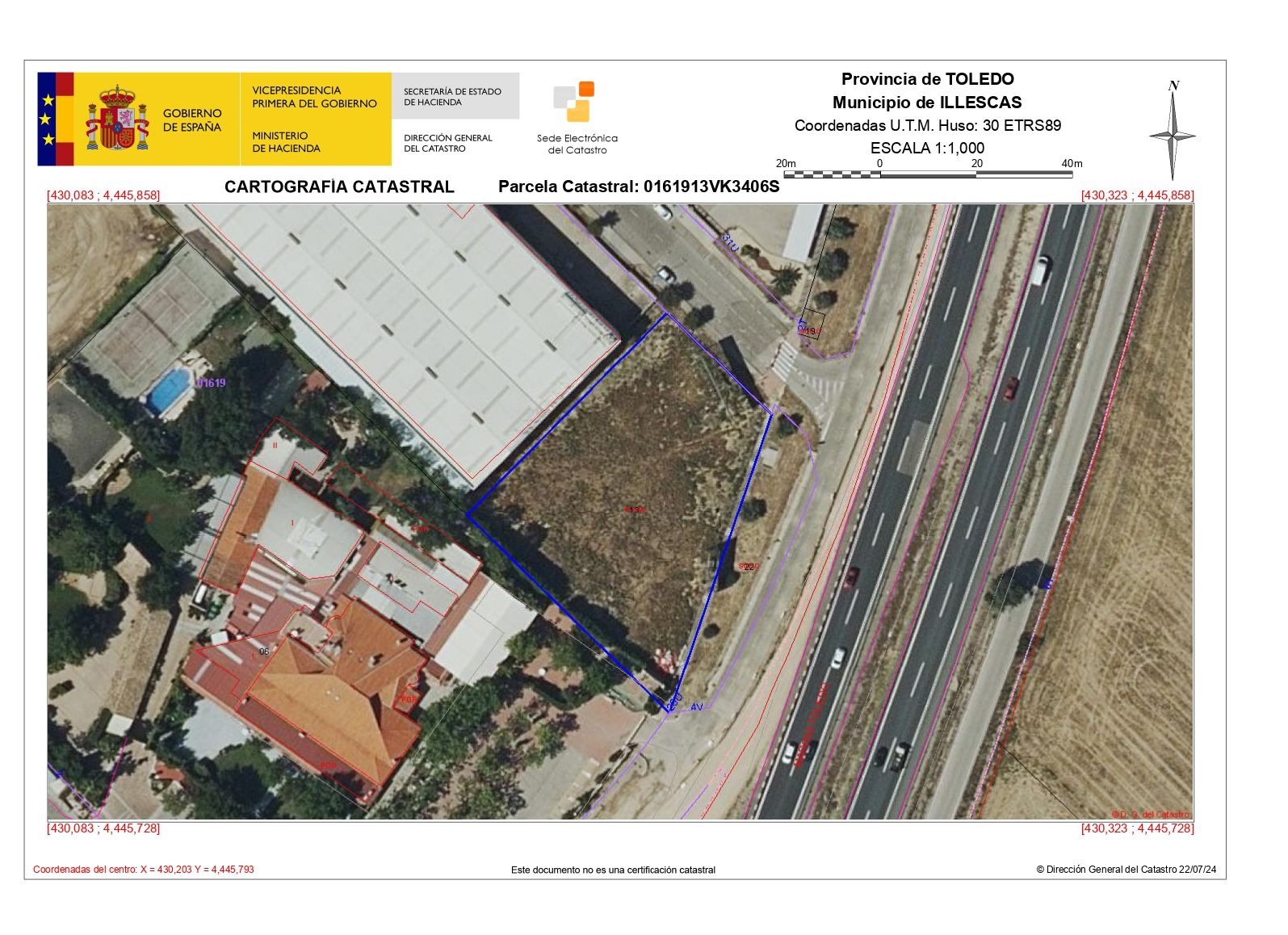 Industrial land for sale in Illescas