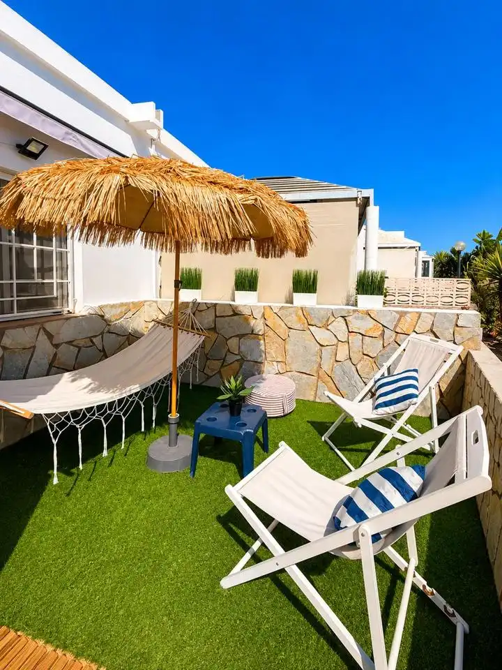Terraza de Casa o chalet de alquiler en San Bartolomé de Tirajana con Aire acondicionado, Terraza y Piscina