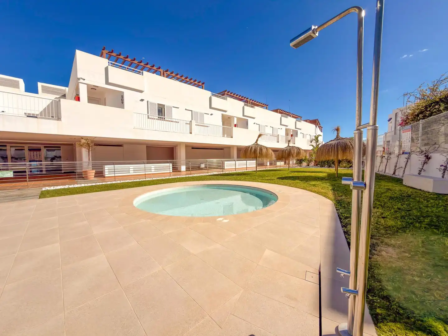 Jardín de Ático en venta en Mojácar con Aire acondicionado, Calefacción y Jardín privado