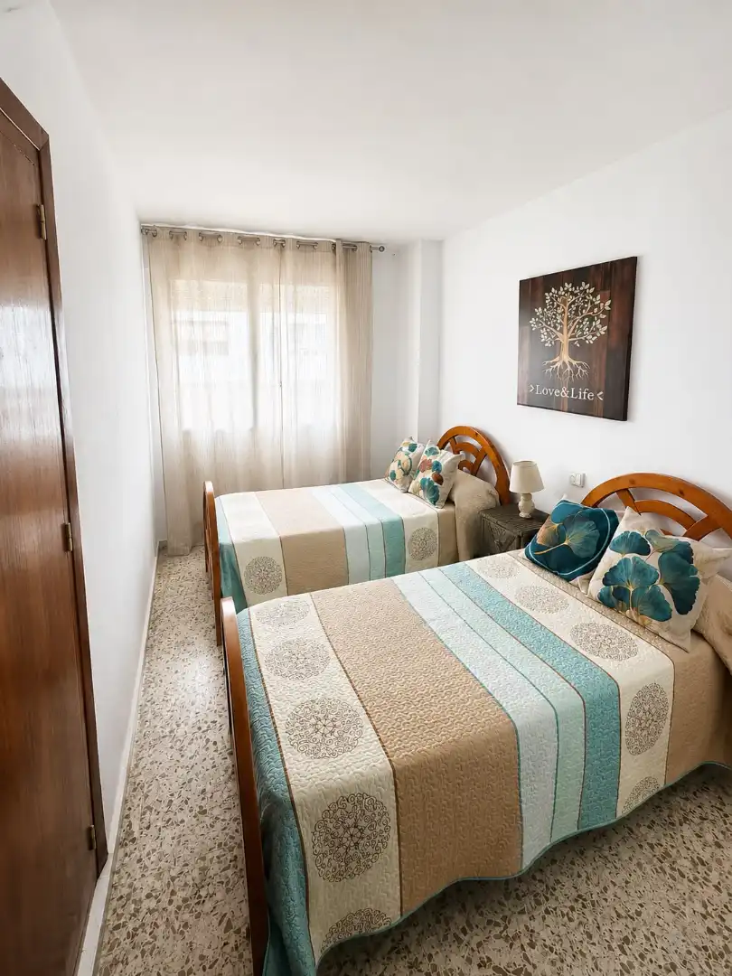 Bedroom of Flat for rent in Almuñécar  with Air Conditioner, Terrace and Furnished