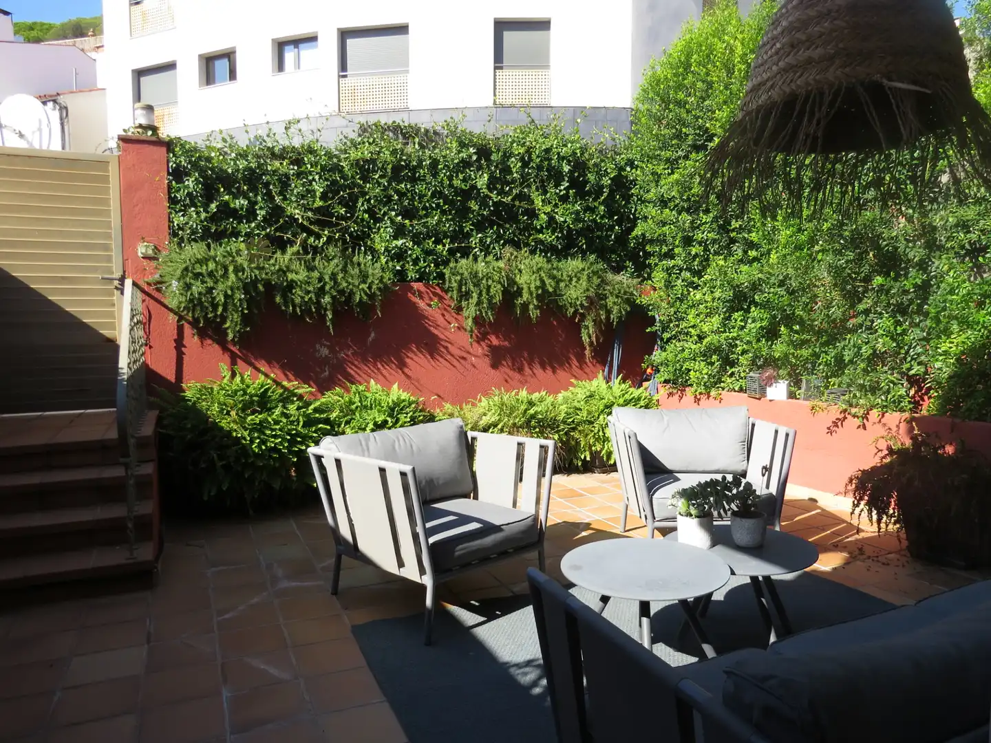 Terrasse von Country house zur Miete in Sant Andreu de Llavaneres mit Heizung, Parkett und Terrasse