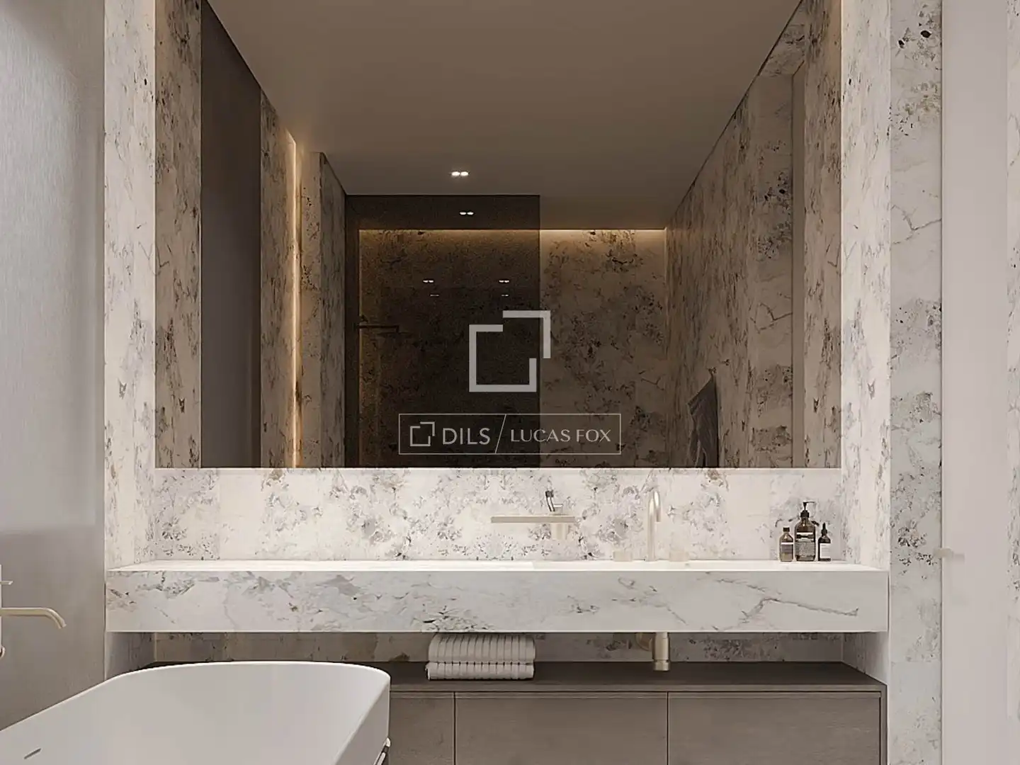Bathroom of Flat for sale in Barcelona  with Air Conditioner and Heating